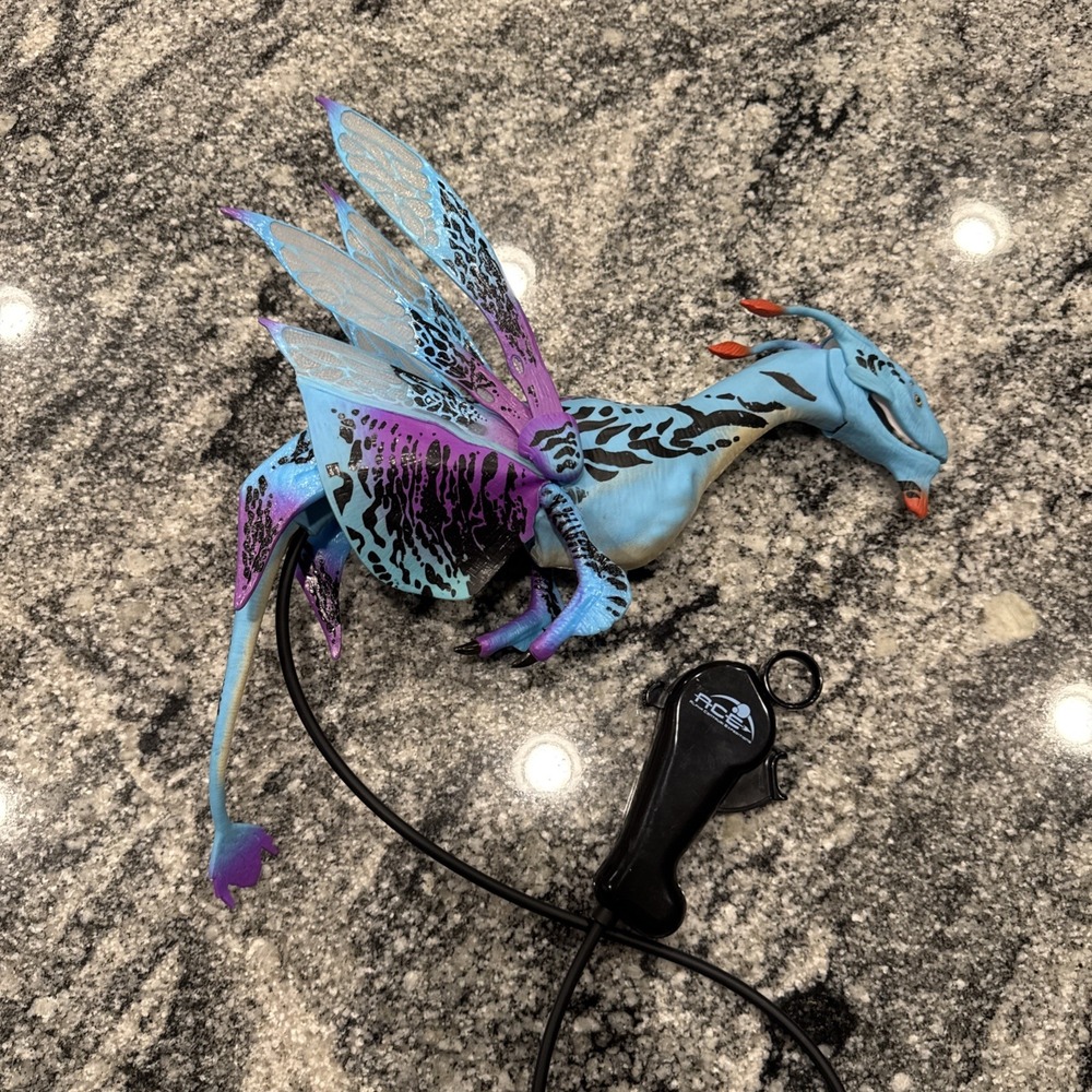 Pandora Avatar ACE Banshee Rookery GREEN with PURPLE  Interactive Puppet Toy